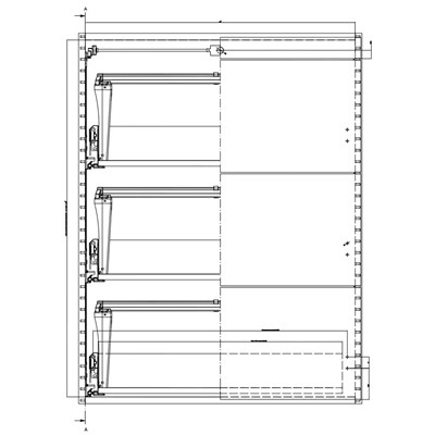 Hettich 9155196 Rysunek Techniczny Szafa M11 Systech 3