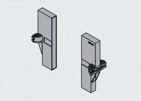 BLUM Z40L0002 końcówka do relingu brunatnoczarny