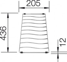 BLANCO 229234 kratka ociekowa ELON XL 6 S