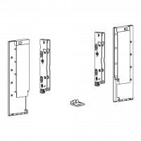 HETTICH 9257657 AvanTech You uchwyt frontu szufl.wew. boki+szkło 187 srebrny