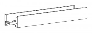 HETTICH 9255003 AvanTech You bok 77/450 srebrny P