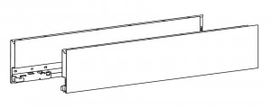 HETTICH 9255092 AvanTech You bok 101/350 biały L