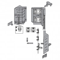 BLUM Z33C00E0A6 Space Corner Antaro syncromotion jedwabiście biały