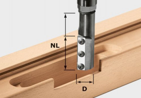 FESTOOL 497455 Frez z płytkami wymiennymi do wpustów HW KN D20/50 WP/K