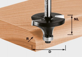 FESTOOL 491009 Frez do zaokrągleń HW S8 D16,7/R2 KL