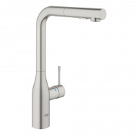 GROHE 30432DC0 Bateria ACCENT L- z podwójną wyciąganą wylewką supersteel