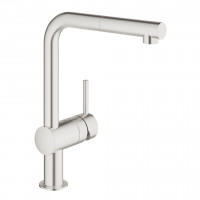 GROHE 30437DC0 Bateria VENTO L-out z superstalowym wysuwanym aeratorem