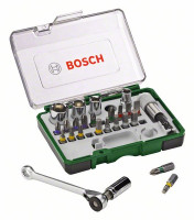 BOSCH 2607017160 27dílná sada šroubovacích bitů a ráčen