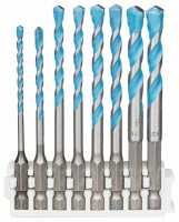 BOSCH 2608901455 8dílná sada Hex-9 MultiConstruction Pick and Click 3–8 mm