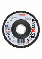 BOSCH 2608619203 Lamelový kotouč Best for Metal X571, lomený, pr. 125 mm, P80