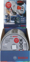 BOSCH 2608619267 X-LOCK řezné kotouče Standard for Inox, 125 × 1 mm, 10 kusů