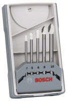 BOSCH 2608587169 5-częściowy zestaw Wiertło do płytek CYL-9 Ceramic, 4-10 mm