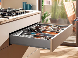 BLUM zestaw Merivobox M 450mm 40kg, Orion szary