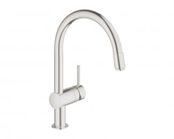 GROHE 32918DC0 Bateria kuchenna Minta z wyciąganym aeratorem supersteel