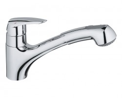 GROHE Bateria kuchenna Eurodisc wyciągany wąż natryskowy chrom 32257001