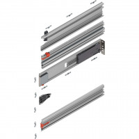 BLUM Revego Duo 802P675D.R2 prowadnica kieszeniowa, 675 mm, prawa