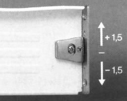 FGV prowadnica z bokami H53/350 mm biały