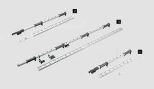 HETTICH 9207598 LEMANS II oś obrotowa, 720mm antracyt