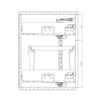 HETTICH 9209618 Rysunek techniczny kontener M1:1 (SET 1