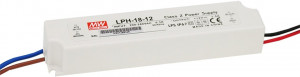 Zasilacz MEAN WELL LPH-18-12, 12V, 18W, IP67