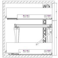 HETTICH 9209613 Rysunek techniczny kontener M1:1 (SET 1