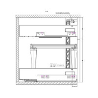 HETTICH 9209611 Rysunek techniczny kontener M1:1 (SET 1