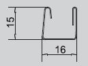 IC-10mm Profil poziomy buk 2,4m