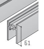 S-S65 dolny profil 4/18mm 3m srebrny