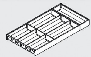 BLUM ZC7S600BH3 Ambia Line wkład na sztućce 300/600 dąb nebraska