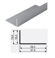 SEVROLL 02455 kątownik 18x36mm 3 m srebrny