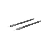 HETTICH 9196173 Reling wzdłużny Atira 420 mm antracyt L + R