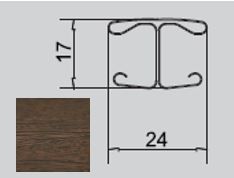 IC-profil łączący WE wenge 2,75m