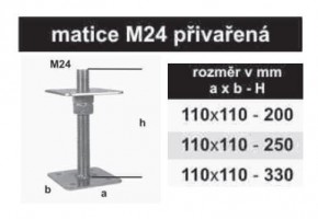 TK-podstawa filara 110x110 - 250mm