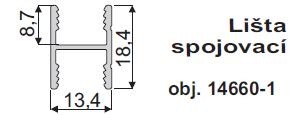 IC-profil łączący H 10mm 5m szampan