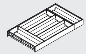 BLUM ZC7S550BH3 Ambia Line wkład na sztućce 300/550 dąb nebraska