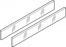 BLUM Z37R467C szkło Antaro "C" 500 mm matowe