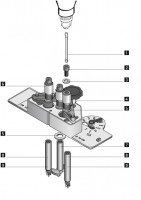 HETTICH 9131493 Podkładka zapasowa 12x18x1,2 do DrillJig VB