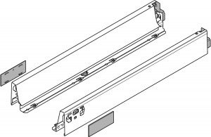 BLUM 378N5502SA boki Antaro 550 szary P+L