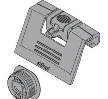 BLUM ZIF.80M7 uchwyt + zabierak do szuflady wewnętrznej szary