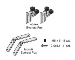 SEVROLL 10229-SV Everest zestaw do rączki Fox II