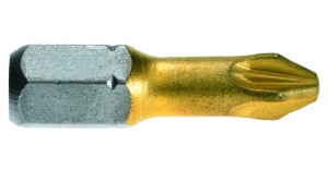 BOSCH 2607001592 bit PZ1 TIN 25mm MAX GRIP